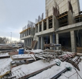 Ход строительства дома 1 в ЖК Федерация -