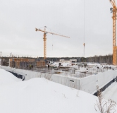 Ход строительства дома 55а, 1.2 этап в ЖК Грин Парк. Новые кварталы -