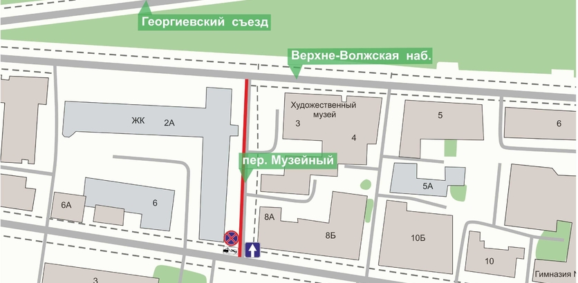 Парковаться запретят в Музейном переулке Нижнего Новгорода с 19 января - фото 1