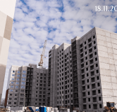 Ход строительства дома Позиция 14 в ЖК Бабяково -