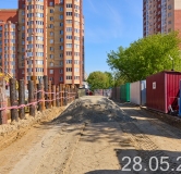 Ход строительства дома 1а в ЖК Темплин -