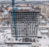 Ход строительства дома № 1,2 в ЖК Квартал Заречный -