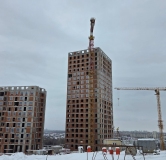 Ход строительства дома литер 14 в ЖК Холмогоры -