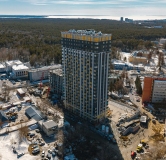 Ход строительства дома секция 1, 1.1, 1.2 в ЖК Пульсар -