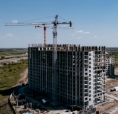 Ход строительства дома № 1491 (ГП-2) в ЖК Мятный -