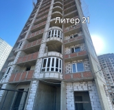 Ход строительства дома Литер 21 в ЖК Фонтаны -