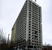 Ход строительства дома блок Б в ЖК Лазурный -