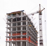 Ход строительства дома литер 1 в ЖК Белый Остров -