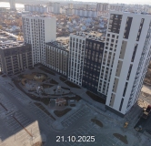 Ход строительства дома 107, корпус 1 (ГП-74) в ЖК Беринг -