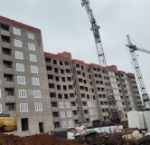 Ход строительства дома литера 1 в ЖК Атмосфера -