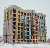 Ход строительства дома 1 в ЖК Окская Стрелка -