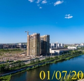 Ход строительства дома № 5.2 в ЖК Новоостровский -