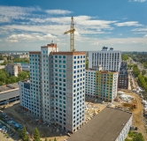 Ход строительства дома 1 в ЖК 4 Ленина -