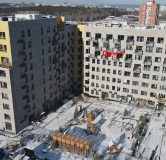 Ход строительства дома 1 в ЖК Союз Priority -