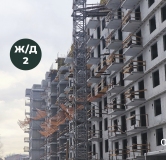 Ход строительства дома 132а.2 в ЖК Семья -