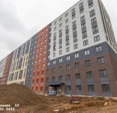Ход строительства дома 59, корпус 1 в ЖК Патриот -