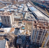 Ход строительства дома 2, корпус 1 в ЖК Биография -