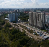 Ход строительства дома 1, секция 1 и 2 в ЖК Первый на Рябиновой -