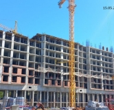 Ход строительства дома № 21 в ЖК Парус -