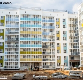 Ход строительства дома 1.9 в ЖК Родные росы -