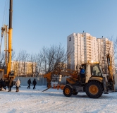 Ход строительства дома 1 в ЖК Скай -
