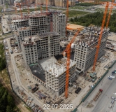 Ход строительства дома ГП-8 в ЖК Айвазовский City -