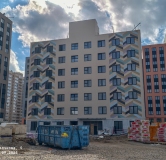 Ход строительства дома 5, секция 3.6, 3.7, 3.8 в ЖК Красное Яблоко -