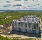 Ход строительства дома 4 в ЖК Конфетти -