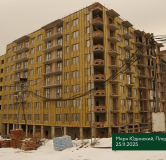 Ход строительства дома № 1.3 в ЖК Плодово-Ягодный -