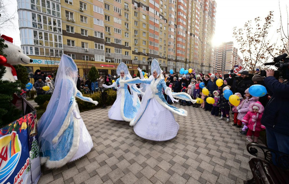 «ЮгСтройИнвест» подарил ростовчанам новогодний праздник