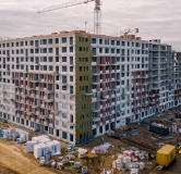 Ход строительства дома 33 в ЖК Новое Колпино -