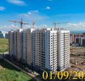 Ход строительства дома 12, 1 этап в Микрорайон Нанжуль-Солнечный -
