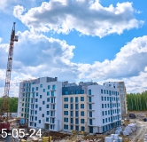 Ход строительства дома 1 в ЖК Новиль -