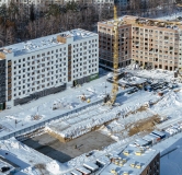 Ход строительства дома 3 в ЖК Базилик -