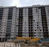 Ход строительства дома 30 в ЖК Левобережный -