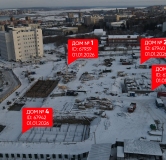 Ход строительства дома 4 в ЖК Союз Приорити МАХ -