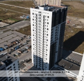 Ход строительства дома 22 (ГП-8) в ЖК Прео -