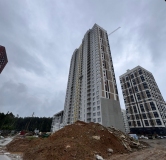 Ход строительства дома 12.1 в ЖК Изумрудный Бор -
