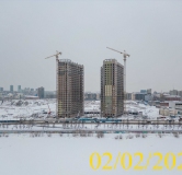 Ход строительства дома № 5.1 в ЖК Новоостровский -