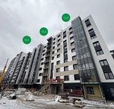 Ход строительства дома 12, секция 12.1, 12.2, 12.3 в ЖК Авиатоr -