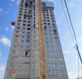 Ход строительства дома 16 в ЖК Progress Встречный -