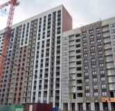 Ход строительства дома Позиция 8 в ЖК Яблоневые сады -