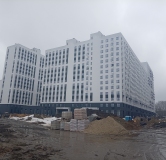 Ход строительства дома 5 в ЖК Лугометрия -