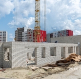 Ход строительства дома 2.4 в ЖК Кантри -