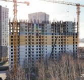 Ход строительства дома № 2, корпус 21 в ЖК Горизонт -