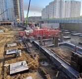 Ход строительства дома 4.4 в ЖК Первый Академ -