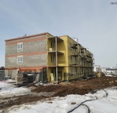 Ход строительства дома 34/2 в ЖК Молодежный -