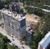 Ход строительства дома 13 в ЖК Квартал на Российской -