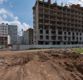 Ход строительства дома 11.1 в ЖК Район Солнечный -