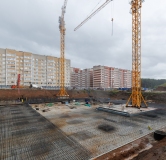 Ход строительства дома 55а, 1.2 этап в ЖК Грин Парк. Новые кварталы -